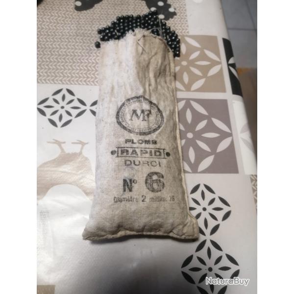 ANCIEN SAC MANUFRANCE DE GROS PLOMBS M�LANG�S DE 1.1 KG