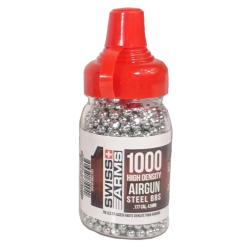 Billes acier 4.5 mm Swiss Arms - Biberon 1000 billes