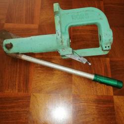 PRESSE RCBS JR3 AVEC OUTILLAGE LEE CALIBRE 44 RUSSIAN