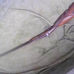 fusil de chasse &agrave; percussion canons 77 cm