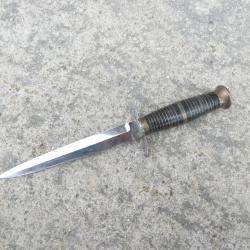 Guerre Algerie Couteau Poignard Francais sans Fourreau Model de Foyer