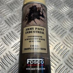 Bombe de peinture militaire 400 ml couleur tropentarn sand sable tropical fosco industries