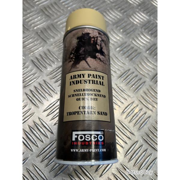 Bombe de peinture militaire 400 ml couleur tropentarn sand sable tropical fosco industries