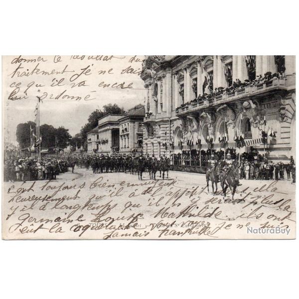 CPA - TOURS : 14 JUILLET - DEFILE DU 8e CUIRASSIERS-N�7326
