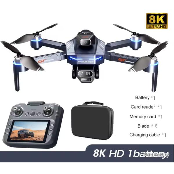 ENCHERE 1 EURO ...Drone GT8 8K PRO 5G Wifi ...