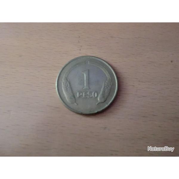 monnaie r�publica se colombie 1 peso  1975