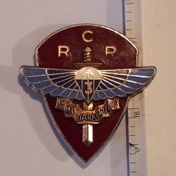 Insigne du 3&egrave;me r&eacute;giment de chasseurs parachutistes (3&egrave;me RCP) - Drago