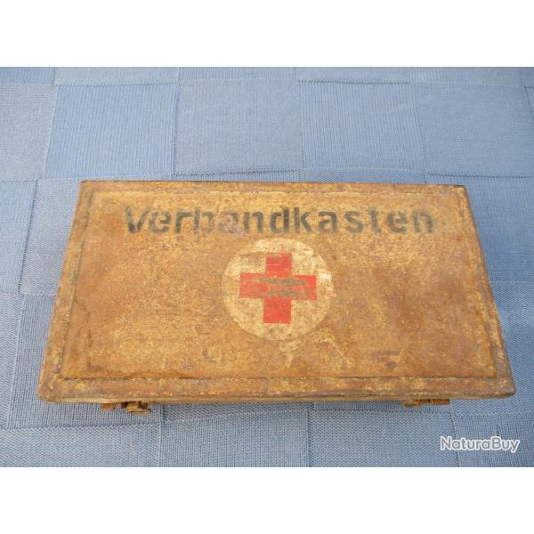 caisse sable  verbankasten allemande infirmier ww2 complete