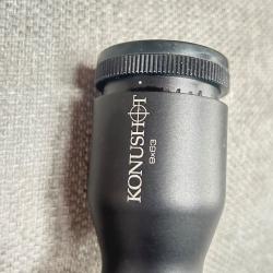 Lunette tubulaire konus 9x63 toute neuve avec collier de serrage