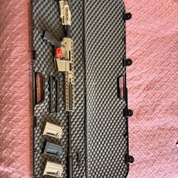 Pallas BA-15 TAN .22 LR - Pack complet - 4 chargeurs Gen2 + silencieux SAK + mallette