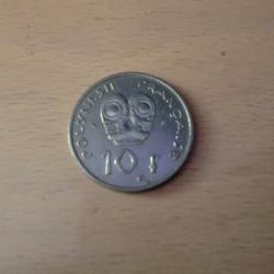 monnaie polyn&eacute;sie fran&ccedil;aise  10 francs  1982