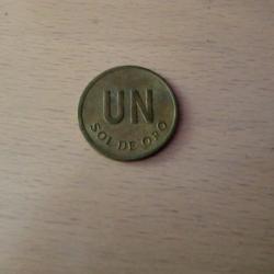 monnaie peru  un sol   1975