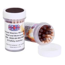 Allumettes de survie BCB &eacute;tanche - Bo&icirc;te r&eacute;sistante au vent et pluie