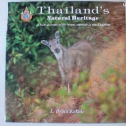 Livre en Anglais "H&eacute;ritage Naturel de Tha&iuml;lande" - L. Bruce Kekule.