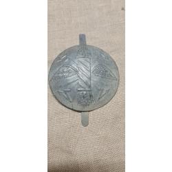 Insigne, Attribut, service des poudres mod&egrave;le 37 Rondache  De Casque Adrian (*4*1*)