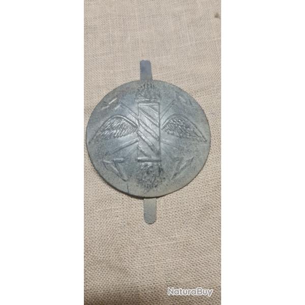 Insigne, Attribut, service des poudres mod�le 37 Rondache  De Casque Adrian (*4*1*)