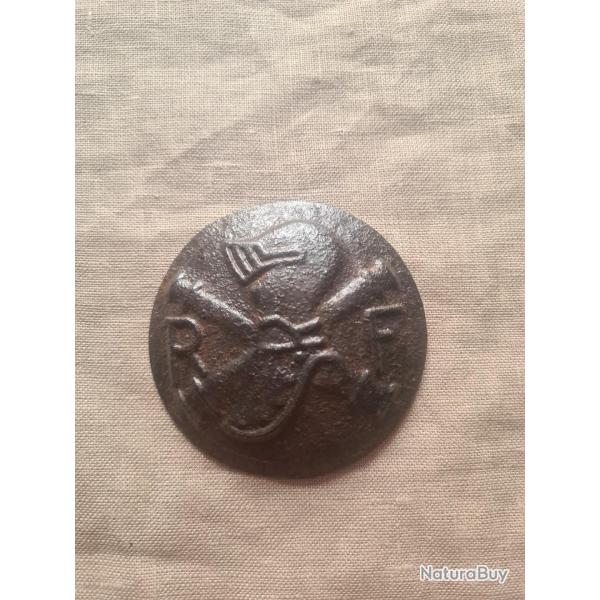 Insigne, Attribut, Char mod�le 19, Rondache pour Casque Adrian   N'1  (1*)