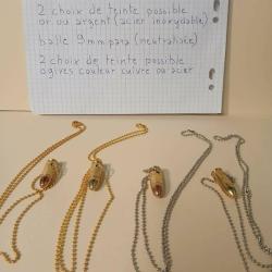 Collier balle 9mm
