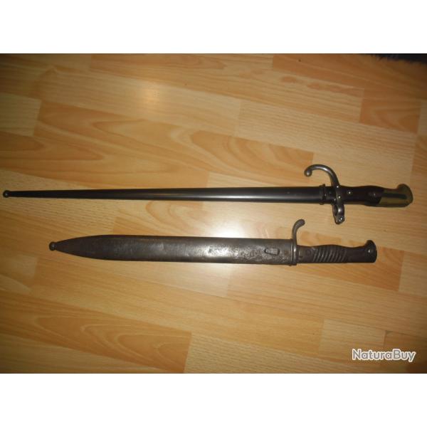 ww1-baionnette fran�aise allemande-militaria