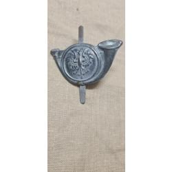 Insigne, Attribut, chasseur polonais mod&egrave;le 15, Rondache  De Casque Adrian (*12*3*)