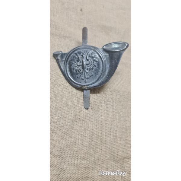 Insigne, Attribut, chasseur polonais mod�le 15, Rondache  De Casque Adrian (*12*3*)