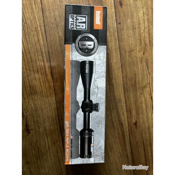 Lunette NEUVE jamais install� Bushnell AR 4.5-18x40 recticule drop zone 223 plus collier konus 21 MM