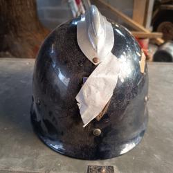 Superbe casque de CRS complet des ann&eacute;es 80