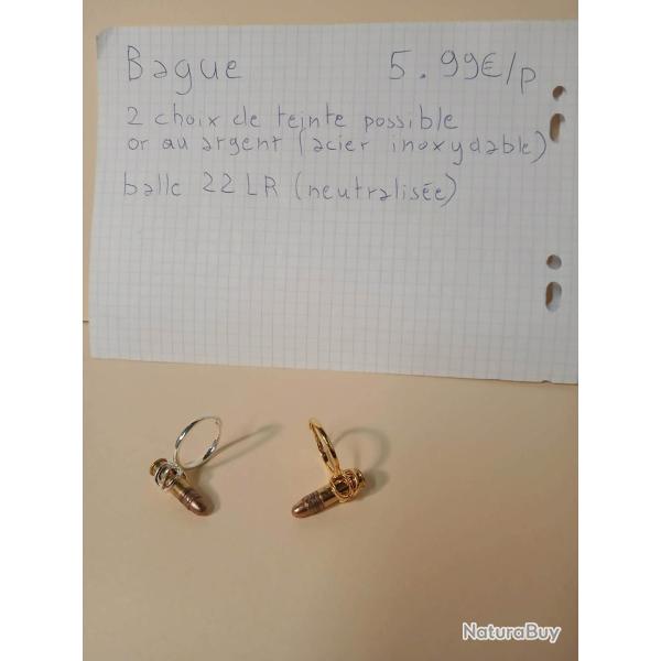 Bague balle 22LR