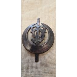 Insigne, Attribut, Rondache  De Casque Adrian (34*11)