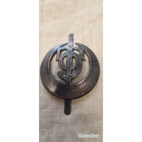 Insigne, Attribut, Rondache  De Casque Adrian (34*11)