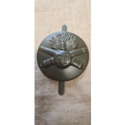 Insigne, Attribut, artillerie mod&egrave;le 37, Rondache  De Casque Adrian (3235**11)