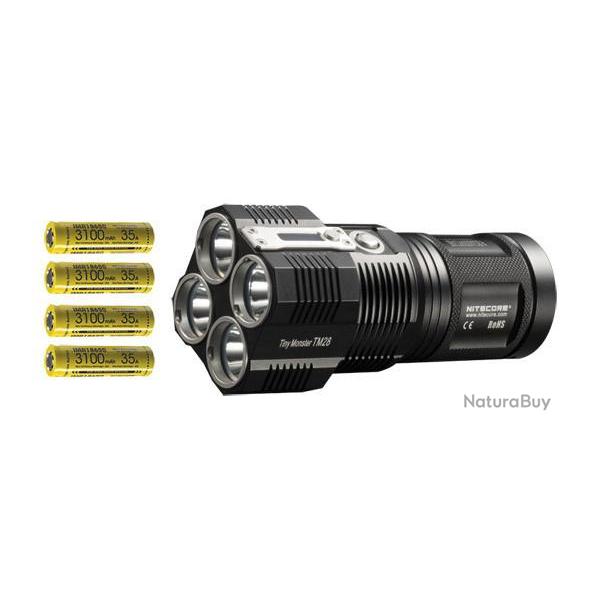 Lampe torche Tiny Monster 28BI + Accus - 6000Lm Nitecore