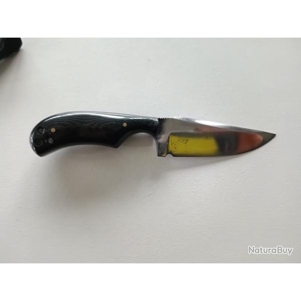 Couteau de cou Neck PPF custom par Fred Perrin.