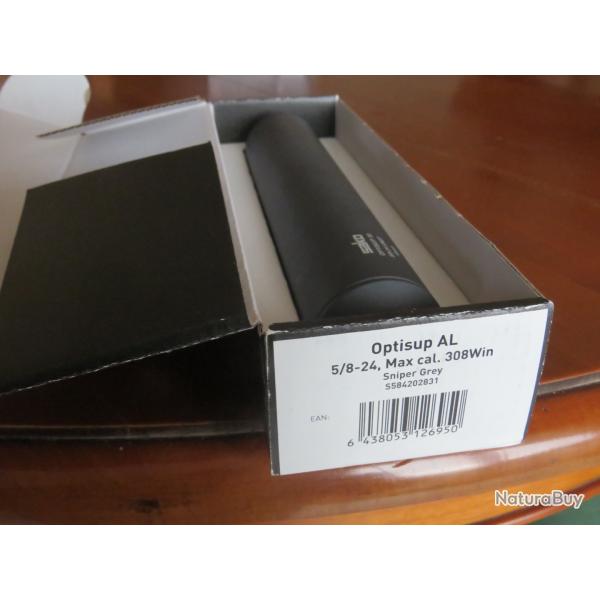 Mod�rateur de son SAKO 308 WIN OPTISUP, 5/8-24 UNEF neuf, jamais utilis�.