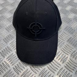 casquette baseball fostex black logo coton taille reglable neuf