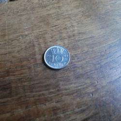 monnaie pays bas juliana 10 cents 1963