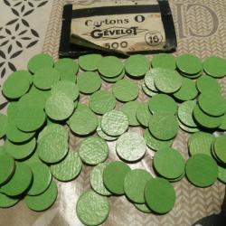 LOT DE 80 RONDELLES RECOUVERTE DE CALIBRE 16