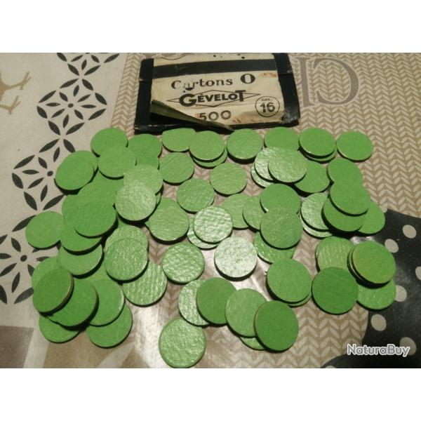 LOT DE 80 RONDELLES RECOUVERTE DE CALIBRE 16