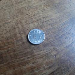 monnaie pays bas juliana 10 cents 1955