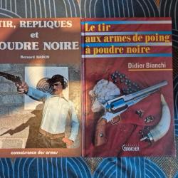 2 livres sur les tir et les armes a poudre noire