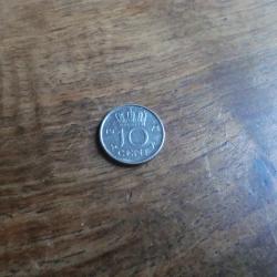 monnaie pays bas juliana 10 cents 1975