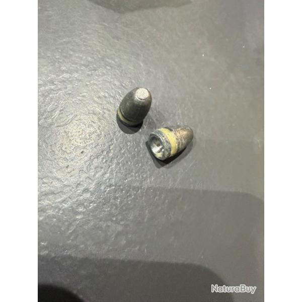 35 ogives 455 WEBLEY base creuse 15 grammes plomb pur (457)