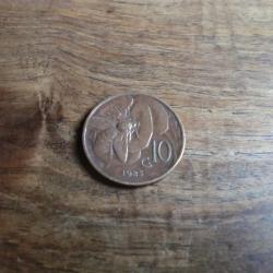 monnaie vittorio emanuele III  10 c   1923