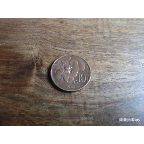 monnaie vittorio emanuele III  10 c   1923