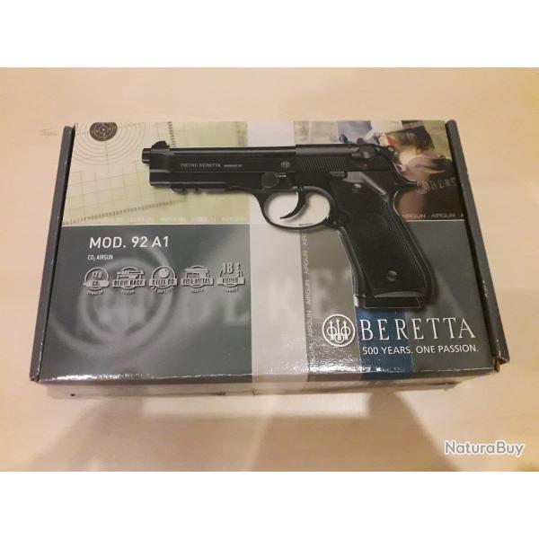 PISTOLET Co2 BERETTA M92 A1 / Cal 4.5 BB