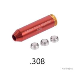 Promo  !!! Balle laser de r&eacute;glage &agrave; point rouge ( calibre . 308 WIN )