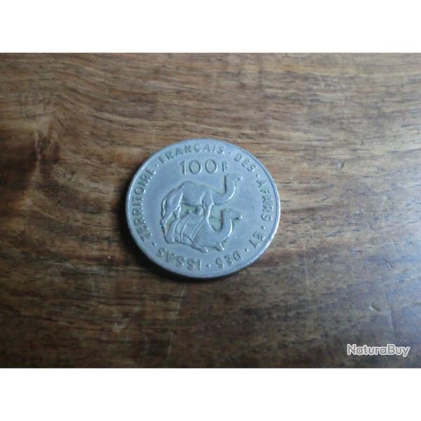 monnaie 100 F territoire fran�ais des afars & issas 1975