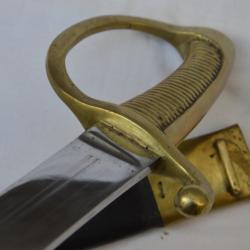SABRE BRIQUET INFANTERIE Mle AN XI/1816-SABRE DES GROGNARDS 1&deg; EMPIRE-GENDARMERIE-SECOND EMPIRE-1870