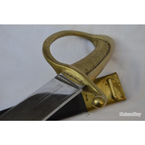 SABRE BRIQUET INFANTERIE Mle AN XI/1816-SABRE DES GROGNARDS 1� EMPIRE-GENDARMERIE-SECOND EMPIRE-1870