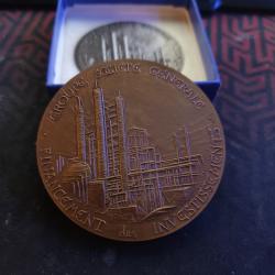 Medaille soci&eacute;t&eacute; g&eacute;n&eacute;rale en bronze